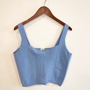 Abercrombie & Fitch Light Blue Crop Top Size XXL